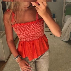 red summer tank